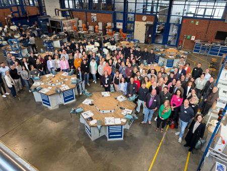 Lehrkräfte und Akteure der beruflichen Orientierung im BENTELER Aus- und Weiterbildungszentrum. © Ann-Kathrin Strunz, Kreis Paderborn 